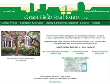 Tablet Screenshot of greenfieldsrealestate.com